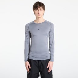 Тениска Nike Pro Men's Dri-FIT Tight Long-Sleeve Fitness Top Smoke Grey/ Black M