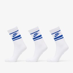 Чорапи Nike Sportwear Everyday Essential Crew Socks 3-Pack White/ Game Royal XL