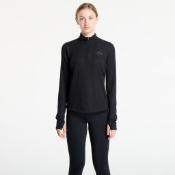 Тениска Nike Trail Women's Dri-FIT 1/4-Zip Running Mid-Layer Top Black/ Black S