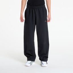 Суитшърт Nike Solo Swoosh Men's Fleece Open-Hem Pants Black/ Black/ White L