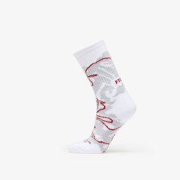 Чорапи Footshop The More Basketball Socks Grey/ Wine 39-42