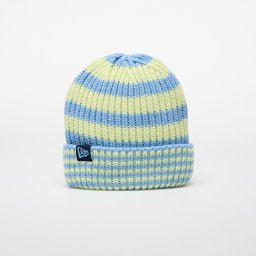 Шапка New Era Knit Medium Stripe Beanie Pastel Blue Universal