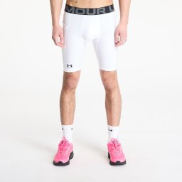Къси панталони Under Armour Hg Armour Long Shorts White/ Black XL