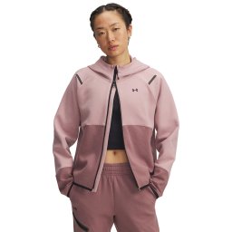 Суитшърт Under Armour Unstoppable Fleece Fz Pink M