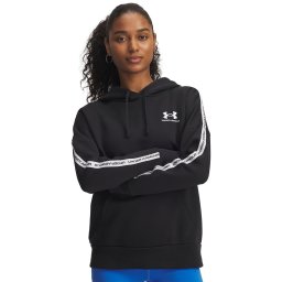 Суитшърт Under Armour Icon Fleece Taped Hoodiey Black XS