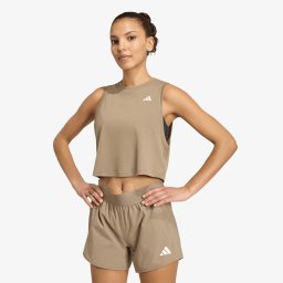 adidas We Tank Khaki Six L