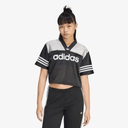 Джърси adidas Crop Jersey Black/ Grey Two/ White S