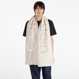 Шал Calvin Klein Bold Logo 2-Tone Wool Scarf White Universal