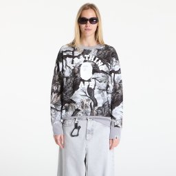 Суитшърт A BATHING APE Tree Edge Camo College Relaxed Fit Crewneck Sweatshirt UNISEX White XXL
