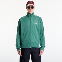 Суитшърт Fred Perry Contrast Tape Track Jacket Green M