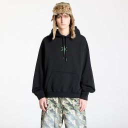 Суитшърт Marcelo Burlon County Goth Boxy Hoodie Black/ Deep Green S
