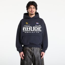 Суитшърт Rhude Regatta Club Hoodie Vintage Black/ White XL