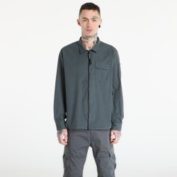 Риза C.P. Company Organic Gabardine Zipped Lens Overshirt Gunmetal Grey XXL
