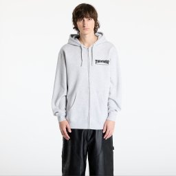 Суитшърт Thrasher Magazine Logo Zip Hoody Melange Grey L