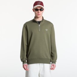 Суитшърт Fred Perry Half Zip Sweatshirt Green L