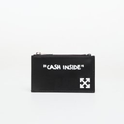 Портфейл Off-White Jitney Quote Zipped Card Case Black/ White Universal