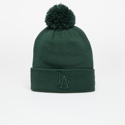 Шапка New Era Los Angeles Dodgers Knit Medium Wmns MLB Wmns Metallic Bobble Beanie Dark Green Universal