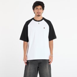 Тениска A BATHING APE One Point Relaxed Fit Raglan Tee White XL