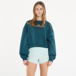 Суитшърт New Balance Linear Heritage Fleece Crew Medusa Green S