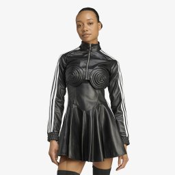 Яке adidas x Jeremy Scott Faux Leather Track Top Black S