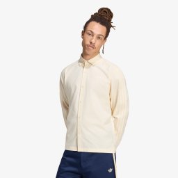 Риза adidas 3 Stripes Button Up Shirt Warm Vanilla S