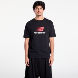 Тениска New Balance Athletics Logo T-Shirt Black Bk M
