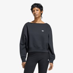 Суитшърт adidas Ess Crw Lo Black L