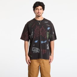 Тениска A BATHING APE Overall Print Relaxed Fit Tee Black L