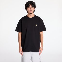Тениска Carhartt WIP S/S Chase T-Shirt Black/ Gold S