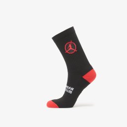 Чорапи Jordan Flight Club Cushioned Crew Socks Black/ University Red/ University Red XL