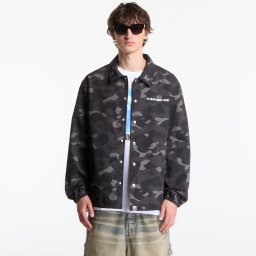 Яке A BATHING APE Color Camo Coach Jacket UNISEX Black XL