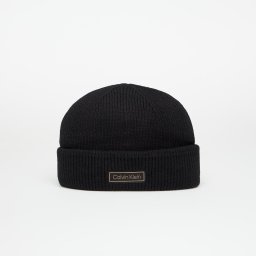 Шапка Calvin Klein Patch Chunky Rib Doc Hat Black Universal