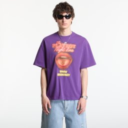 Тениска Playboy x FTSHP T-Shirt Night Line UNISEX Purple XS