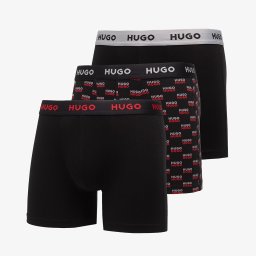Боксерки Hugo Boss Boxer Briefs 3-Pack Design Black M