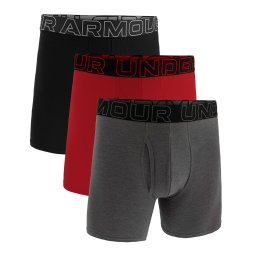 Боксерки Under Armour M Perf Cotton 6in 3-Pack Grey M