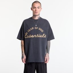 Тениска Fear of God Essentials Training 90'S Short Sleeve Tee Faded Iron Grey XXL