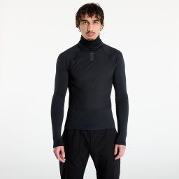 Тениска Rapha Men's Insulated Windblock Base Layer Black/ Black S
