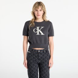 Пуловер Calvin Klein Jeans Chunky Cotton Graphic Sweater Grey XXS