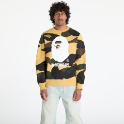 Суитшърт A BATHING APE Giant 1St Camo By Bathing Ape Crewneck Sweatshirt UNISEX Yellow S