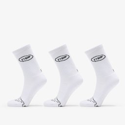 Чорапи Footshop Basic Crew Socks 3-Pack White 43-46