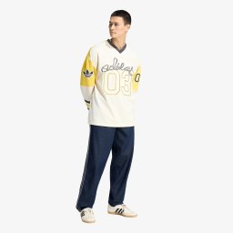 Джърси adidas Hockey Long Sleeve Jersey Eqt Yellow/ Pure Ruby L