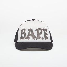 Шапка A BATHING APE Bape Glitter Print Mesh Cap Black Universal