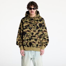 Суитшърт A BATHING APE 1St Camo Jacquard One Point Relaxed Fit Pullover Hoodie UNISEX Green L