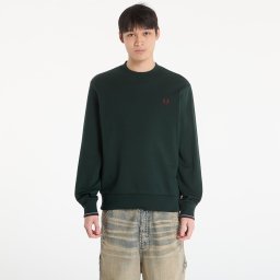 Суитшърт FRED PERRY Crew Neck Sweatshirt Grsrts/ Stkbl/ Oxb M
