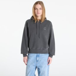 Суитшърт Carhartt WIP W' Hooded Nelson Sweat Black Garment Dyed L