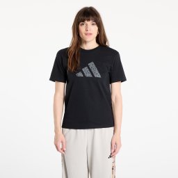 Тениска adidas W Animal Graphic T-shirt Black XS