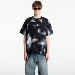 Тениска MM6 Paint Jersey T-Shirt Black L