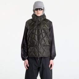 Яке ROA Nuna 600 Fill Power Printed Check Hooded Down Vest Anthracite S