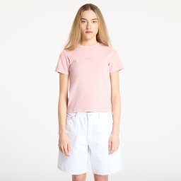 Тениска A BATHING APE Pigment Dyed Rib Tee Pink M