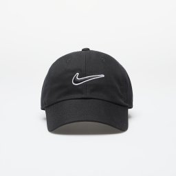 Шапка Nike Club Unstructured Swoosh Cap Black/ Black Universal